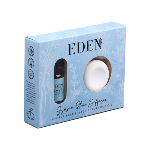 Gypsum Stone Diffuser & Oil Set - Sea Salt & Sage