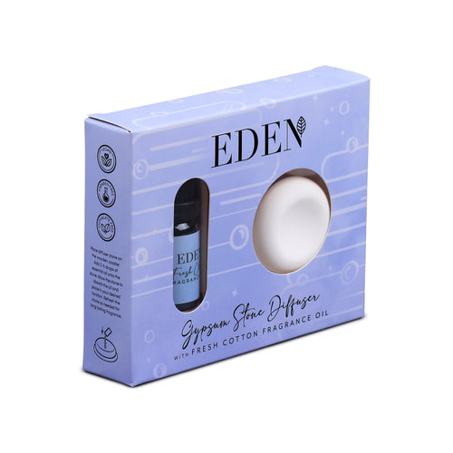 Gypsum Stone Diffuser & Oil Set - Fresh Cotton