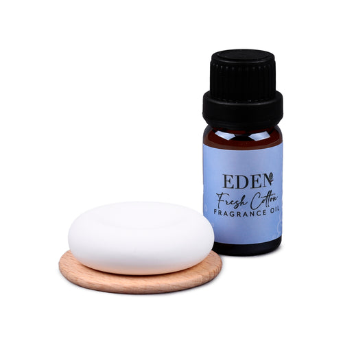 Gypsum Stone Diffuser & Oil Set - Fresh Cotton