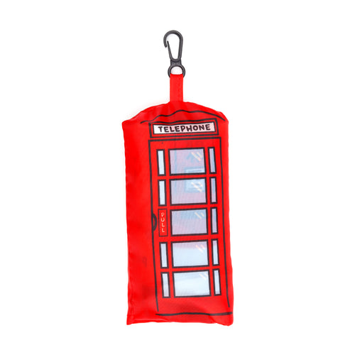 Handy Foldable Shopping Bag - London Icons Red Telephone Box