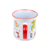 Porcelain Fine Rimmed Mug - Knights & Dragons