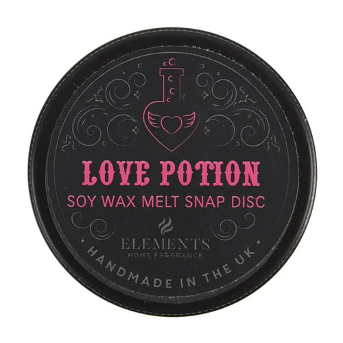 Soy Wax Melt Snap Disc in Tin - Love Potion Aroma