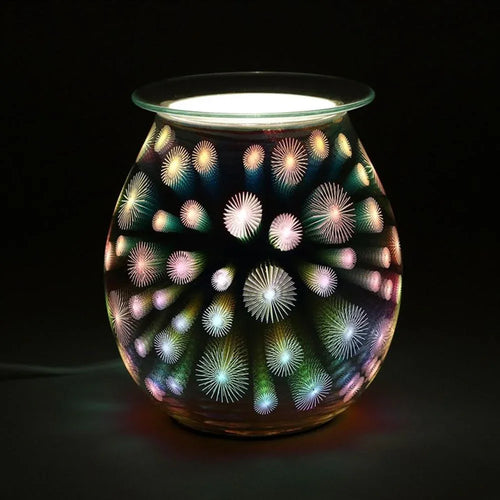 Light Up Electric Oil & Wax Burner - 3D Starburst
