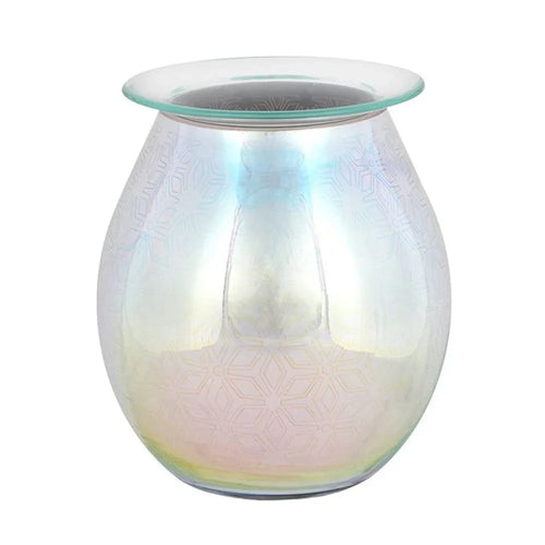 Light Up Electric Oil & Wax Burner - 3D Geometric Flower