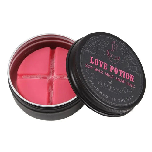 Soy Wax Melt Snap Disc in Tin - Love Potion Aroma