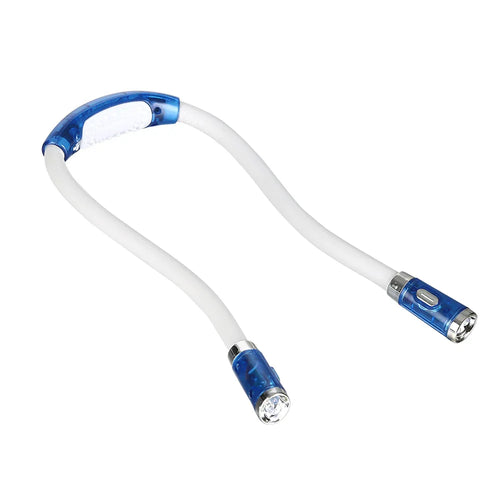 Hands Free Dual LED Flexible Neck Lamp - with bright double lights