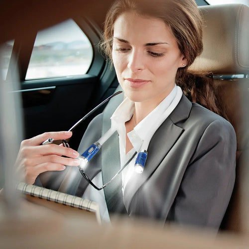 Hands Free Dual LED Flexible Neck Lamp - with bright double lights