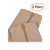 2 Pairs Compression Socks - Men/Women - 2 sizes - For Swollen Feet and Legs, Varicose Veins etc.
