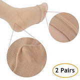 2 Pairs Compression Socks - Men/Women - 2 sizes - For Swollen Feet and Legs, Varicose Veins etc.