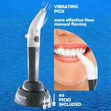 Interdental Power Flosser - Vibrating plaque remover as effective as manual flossing