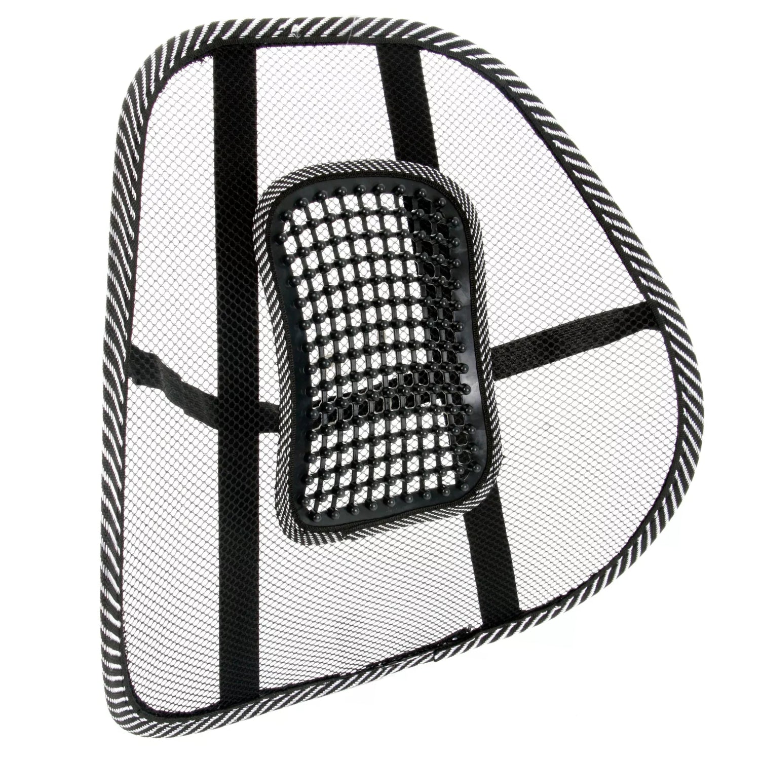 Cool Vent Cushion Mesh Back Lumbar Support Black