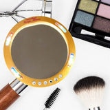 Mini 'Magic' Mirror - 2x Magnifying Mirror With Interactive Light Spectrum