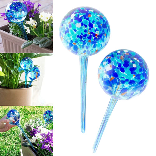 Self Watering Globes - Pack of 2 - Handcrafted Glass